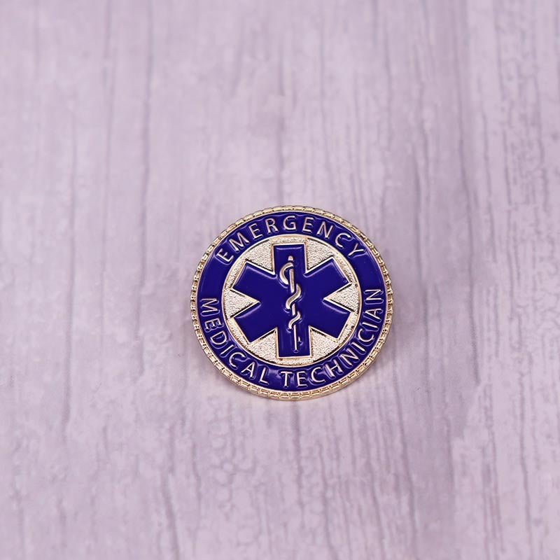 Emergency Medical Technician Star of Life Premium Accessory Pin
